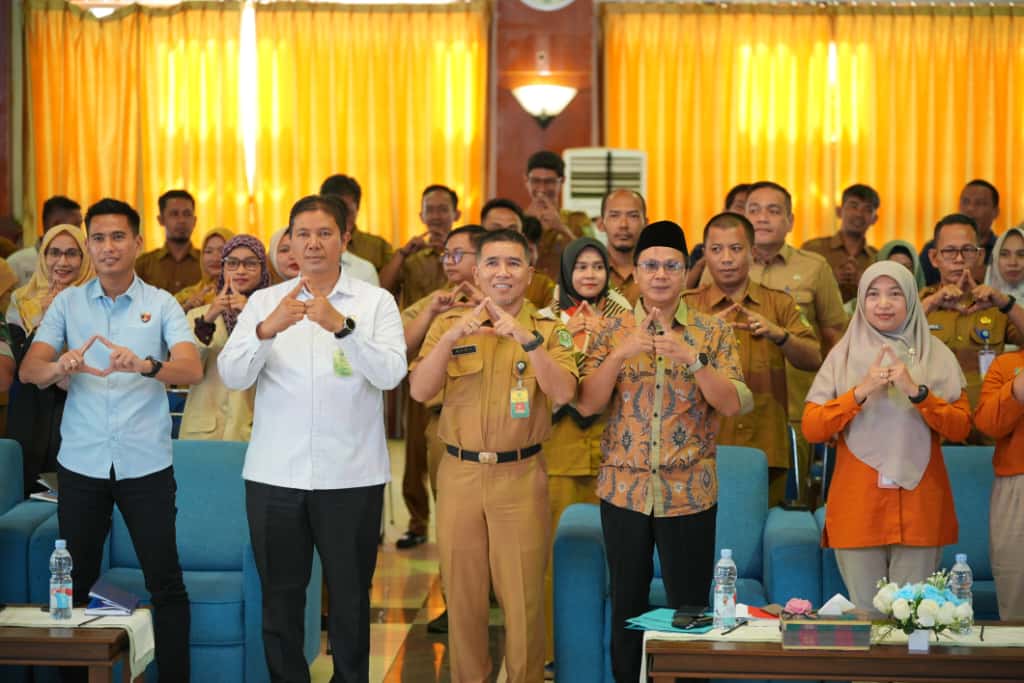 Kegiatan Focus Group Discussion (FGD) Pembinaan Statistik Sektoral 2025 di Ruang Rapat Raja Indra Pahlawan, Komplek Perkantoran Tanjung Agung, Kelurahan Sungai Mempura, Selasa (23/9/2025)/ MC Siak.