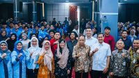 Komdigi_2310 Menteri Komunikasi dan Digital Meutya Hafid dalam Kuliah Perdana di Universitas Muhammadiyah Sumatera Utara (UMSU) pada Senin (29/9/2025). (Foto: Humas Kemkomdigi)