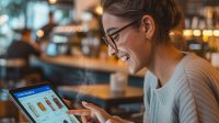 masyarakat yang beralih ke belanja online melalui aplikasi e-commerce di tengah menurunnya kunjungan ke toko konvensional