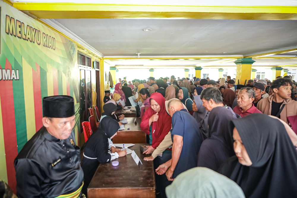 Program Pasar Murah di Kota Dumai, Riau. (foto: MC Dumai)