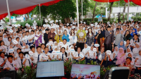 Menteri Komunikasi dan Digital Meutya Hafid mengatakan pentingnya pengendalian penggunaan ruang digital bagi anak agar anak tumbuh fokus, aman, dan siap menghadapi dunia digital di waktu yang tepat. (Foto: Hendra/KPM Kemkomdigi)