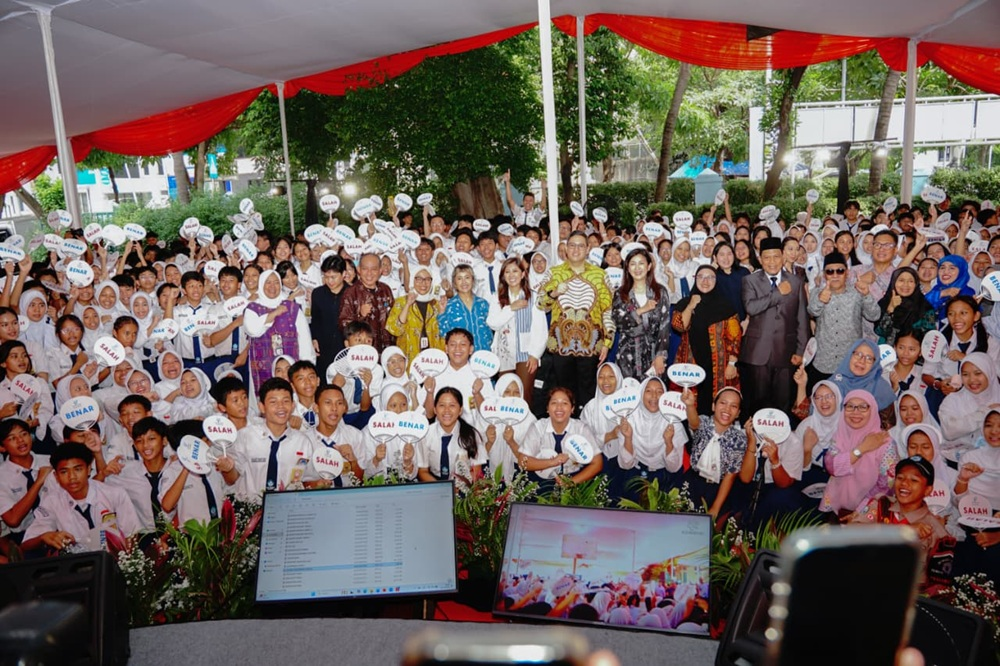 Menteri Komunikasi dan Digital Meutya Hafid mengatakan pentingnya pengendalian penggunaan ruang digital bagi anak agar anak tumbuh fokus, aman, dan siap menghadapi dunia digital di waktu yang tepat. (Foto: Hendra/KPM Kemkomdigi)