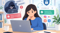 Ilustrasi password kuat untuk keamanan akun digital